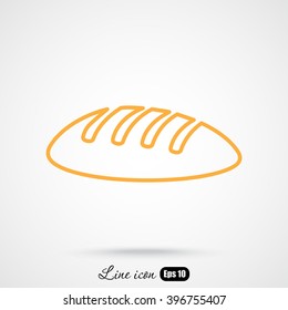 Line icon- bread