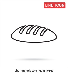 Line icon- bread