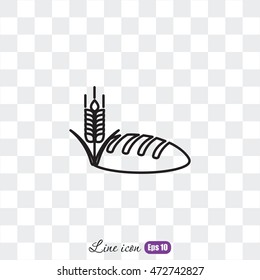 Line icon- bread
