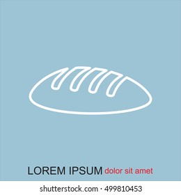 Line icon- bread