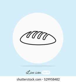 Line icon- bread