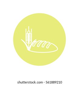 Line icon- bread