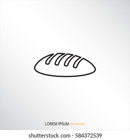 Line icon- bread