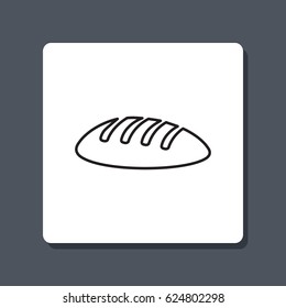 Line icon- bread