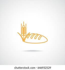 Line icon- bread