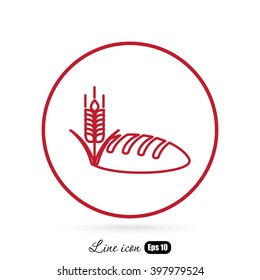 Line icon- businessman