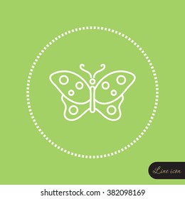 Line icon- butterfly