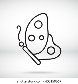 Line icon- butterfly