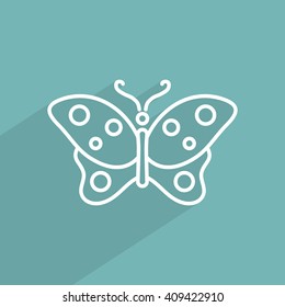Line icon- butterfly