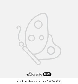 Line icon- butterfly