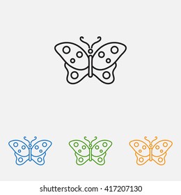 Line icon- butterfly