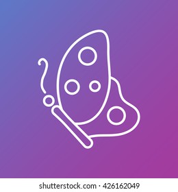 Line icon- butterfly