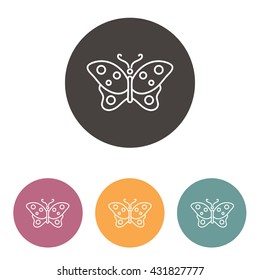 Line icon- butterfly