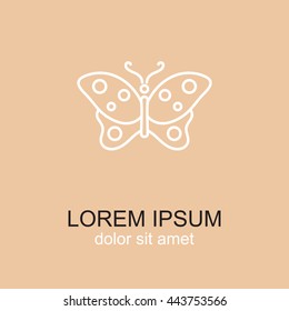 Line icon- butterfly