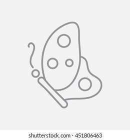 Line icon- butterfly
