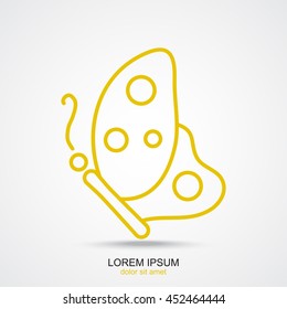Line icon- butterfly