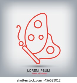 Line icon- butterfly