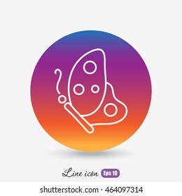 Line icon- butterfly