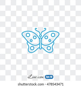 Line icon- butterfly