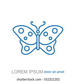 Line icon- butterfly