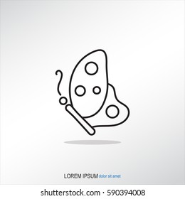 Line icon- butterfly