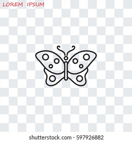 Line icon- butterfly