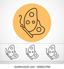 Line icon- butterfly