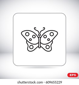 Line icon- butterfly