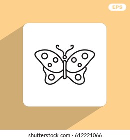 Line icon- butterfly
