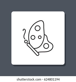 Line icon- butterfly