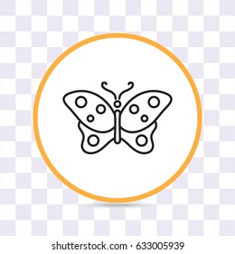 Line icon- butterfly