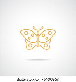 Line icon- butterfly