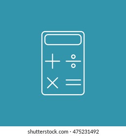 Line icon of Calculator.
