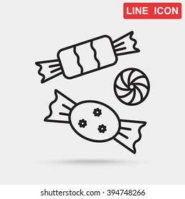 Line icon-   candy