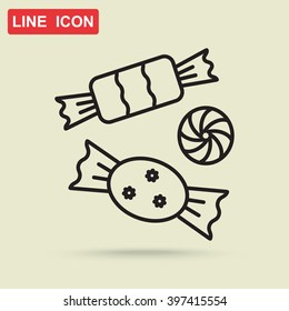 Line icon-   candy