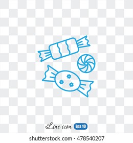 Line icon-   candy