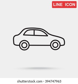 Line icon- car