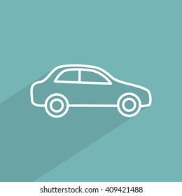 Line icon- car