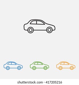 Line icon- car