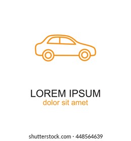 Line icon- car