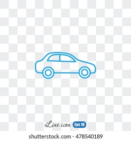 Line icon- car