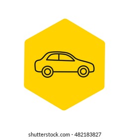 Line icon- car