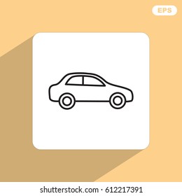Line icon- car