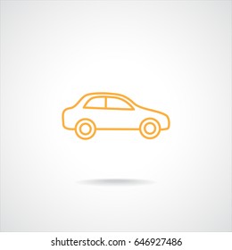 Line icon- car