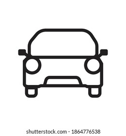 line icon for car key design vector illustration