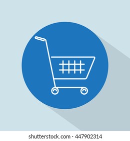 Line icon- cart  shopping