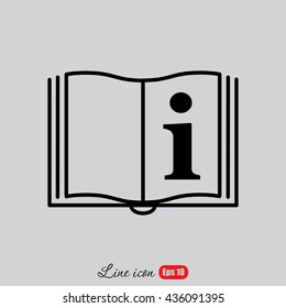 Line icon- catalog