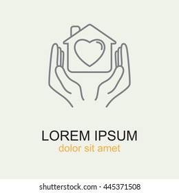 Line icon- charity