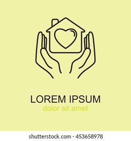 Line icon- charity