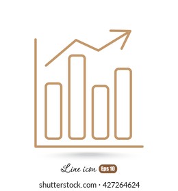 Line icon-  chart